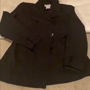 Black double breasted ladies blazer